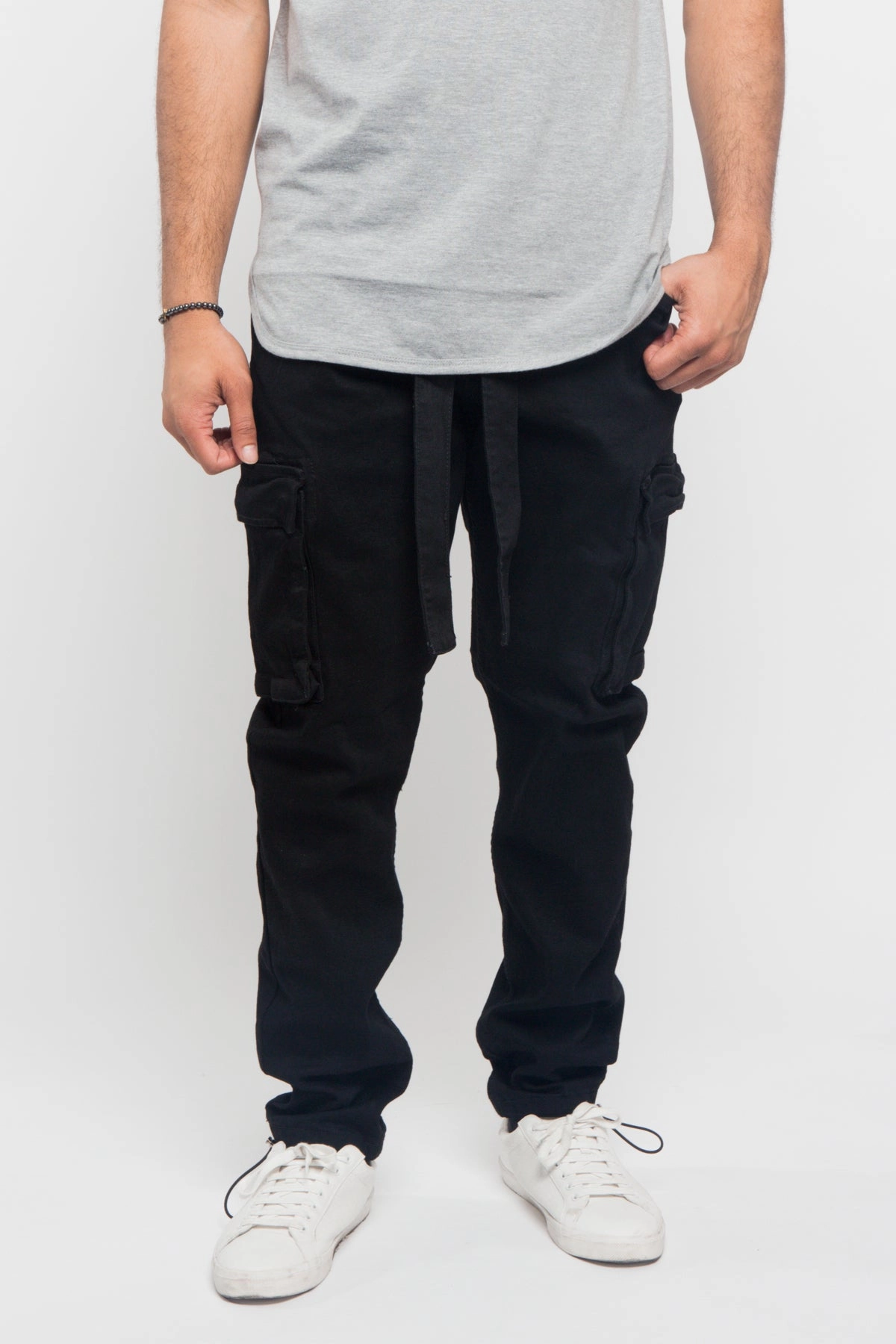 Tied Color Cargo Pants Effortless Style Relaxed Comfort Fit