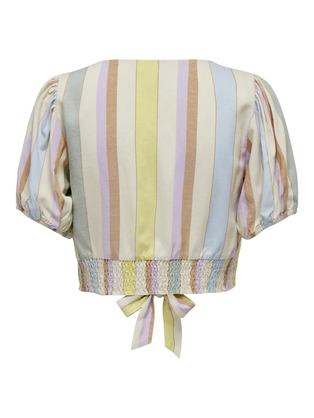 Tine Linen Knot Top Adjustable Hem Cuff MoistureWicking Technology