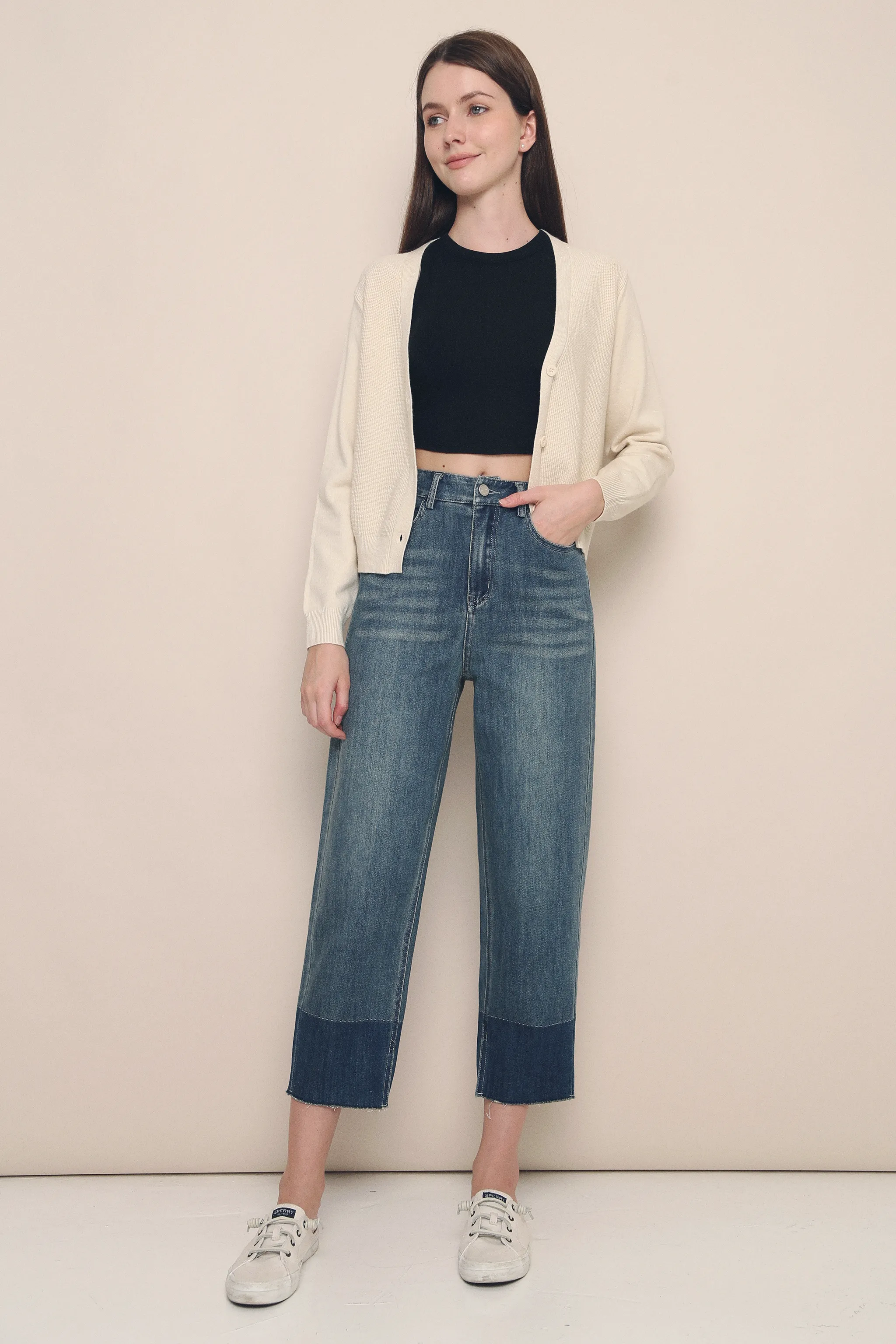 Tommy 2-Tone Jeans Delicate Lines