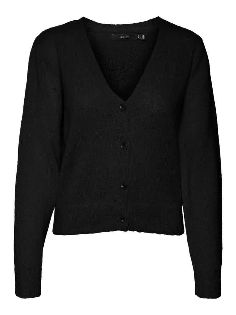 Topas V-Neck Cardigan Relaxed Movement Drop Needle Detailing