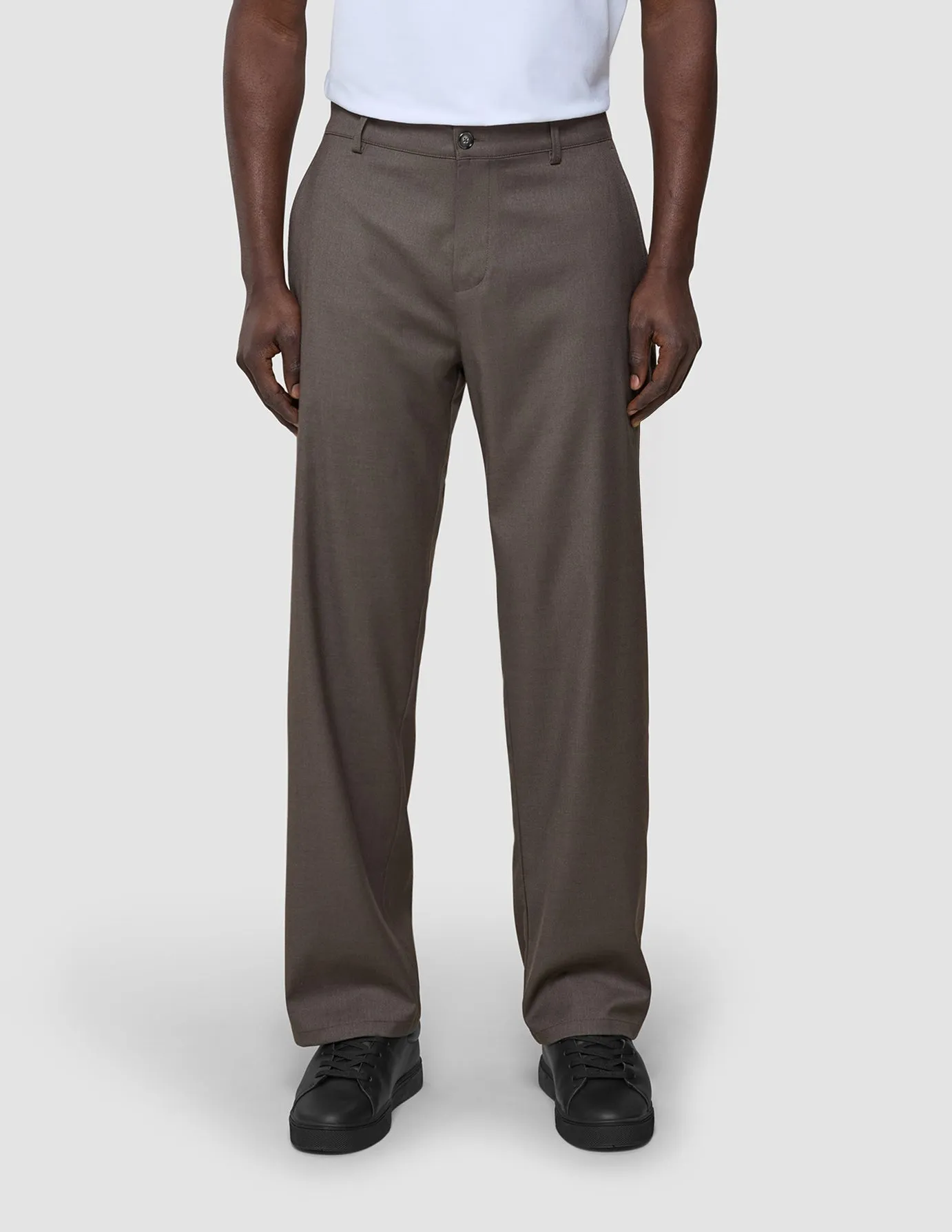 Multi Pocket Configuration Sport Ready Fit Siena Pants Relaxed Fit Dark Chestnut Melange