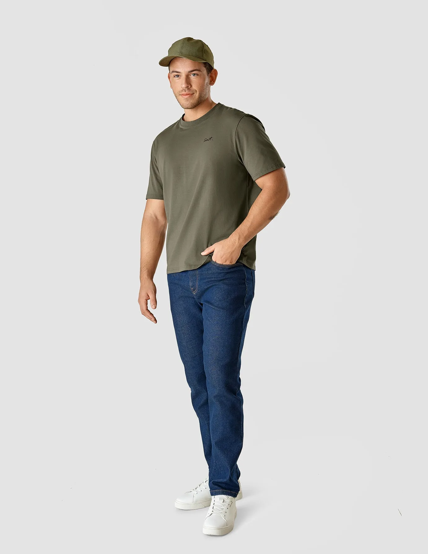 Seasonal Fashion Supima T-Shirt Box Fit Legacy Remote Green