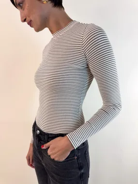 Taxi Lights Long Sleeve Top Scoop neck Blister Free Buttons