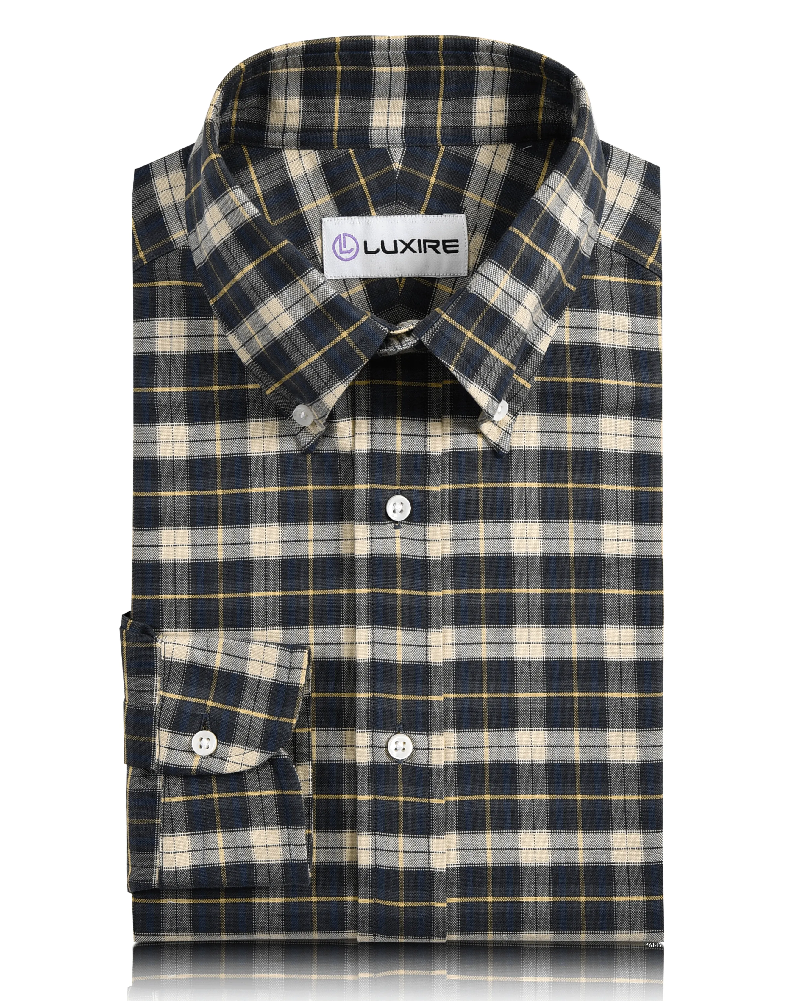 Polished Style Effortless Style Bottle Green Navy Cream Tartan Checks Shirt