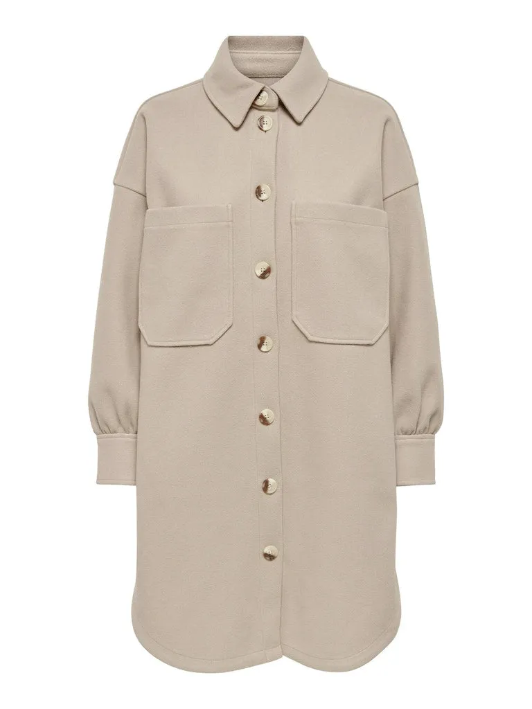 Trillion Shacket Stretchable Fabric