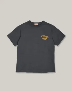 UNION SUPPLY LOGO TEE - BLACK High Density Cotton Relaxed Vibes
