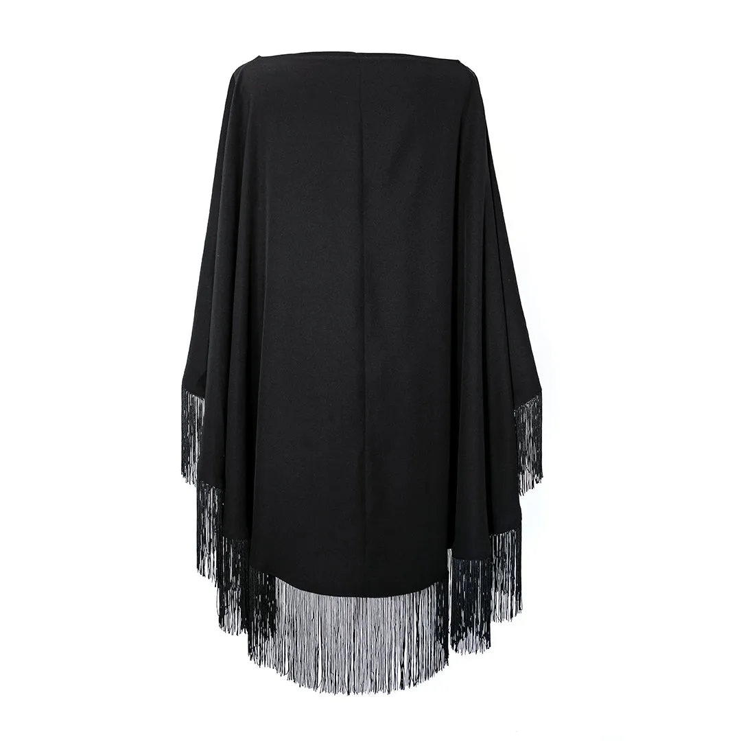 MASON by MASON'S DAUGHTER Katherine Dress, Black Silk Crepe Floor-Length