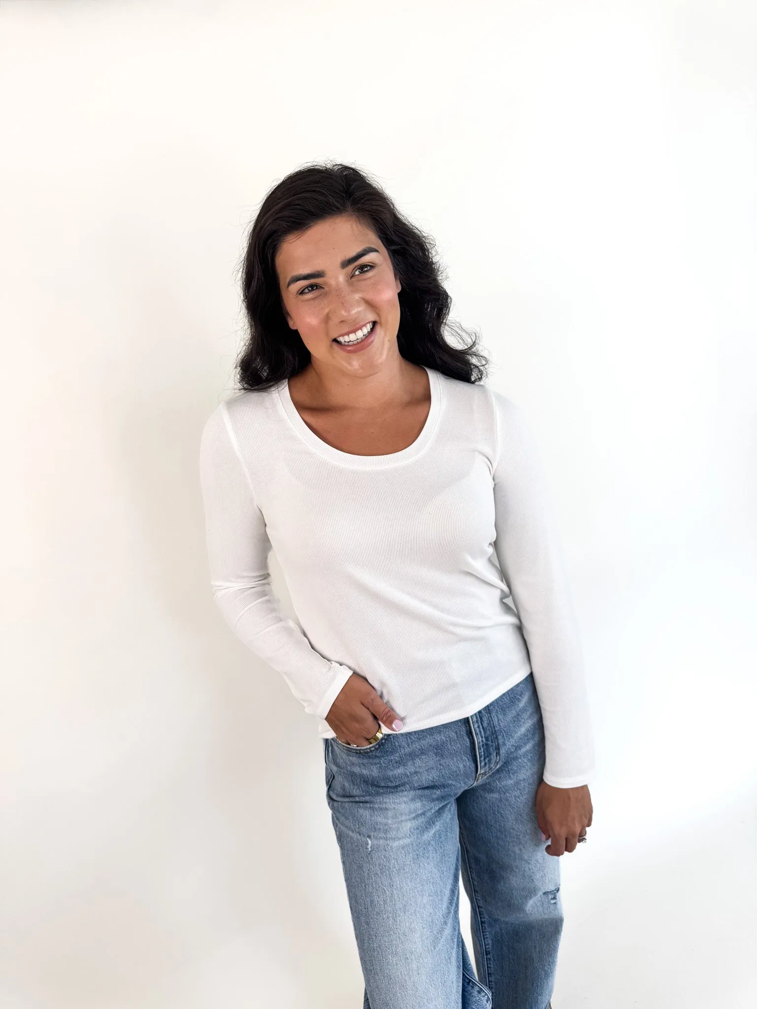 Toothbrush Lauren Long Sleeve- White