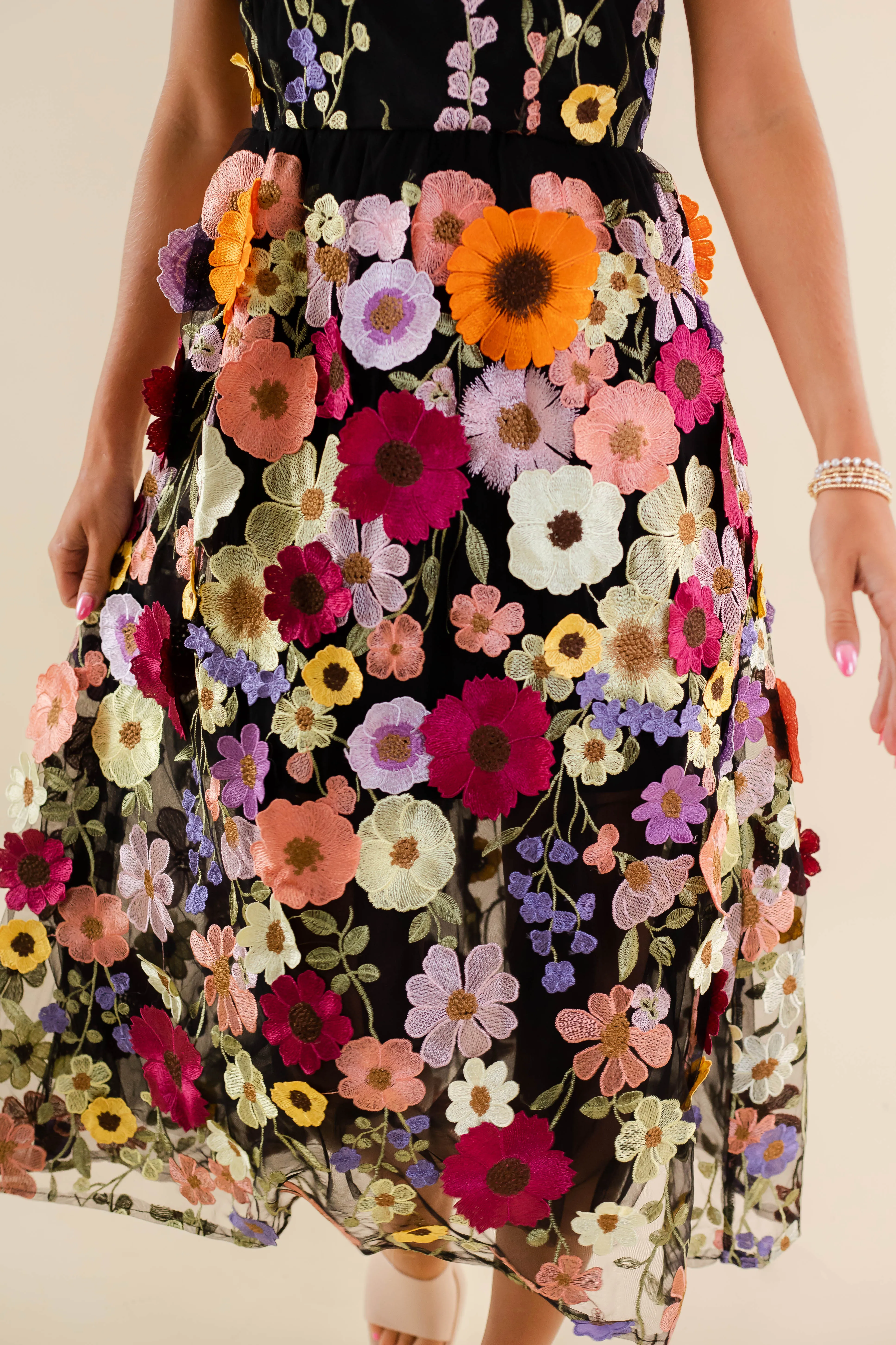 Unlike Any Other Love Midi Dress-Black Elegant Mature