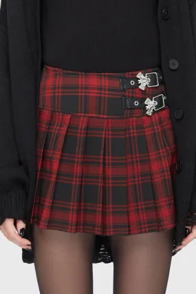 Editorial Look Bat Girl Skirt [TARTAN]