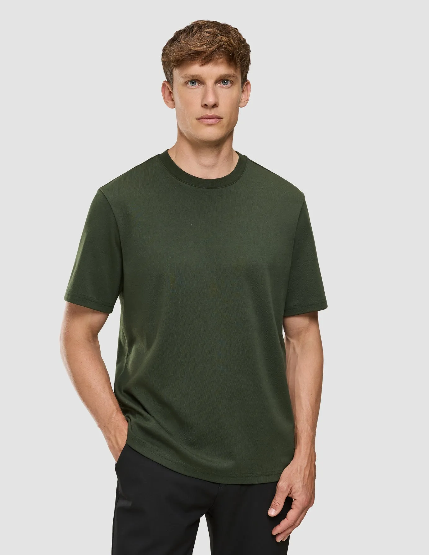 Heavy Box Fit T-shirt Green Night Sporty essentials