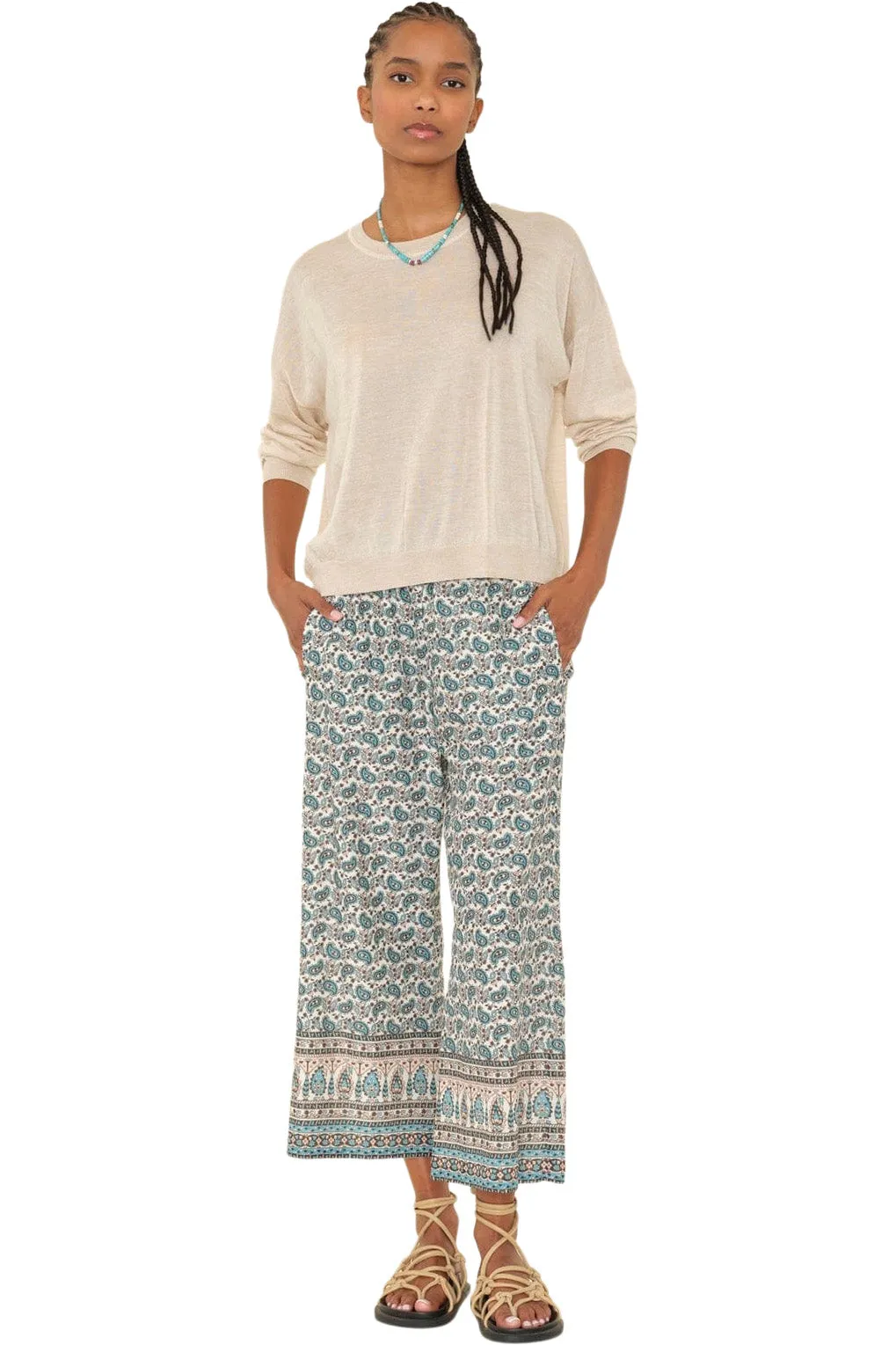 Xirena Leif Pant in Blue Bay All Time Use