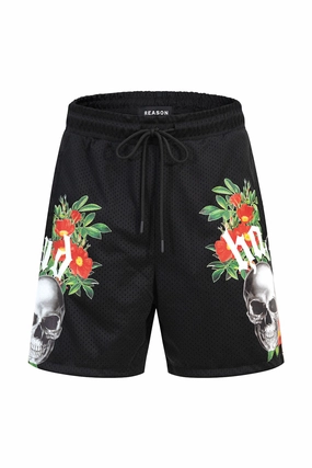 Men's Grind Harder Mesh Shorts Universal Fit System Laser Cut Edges