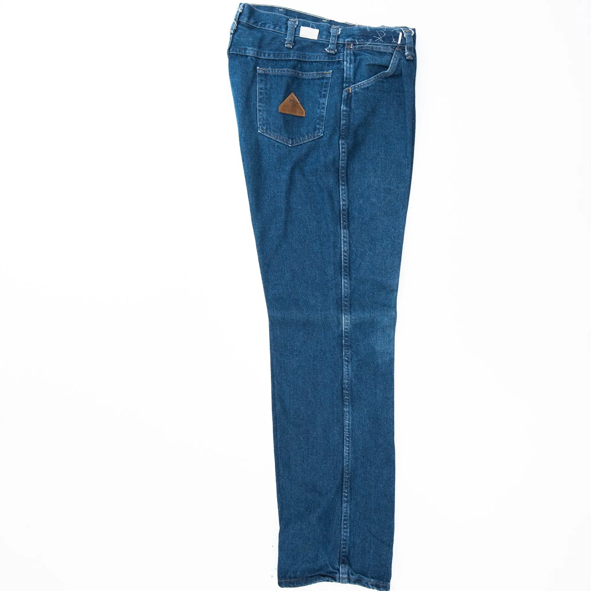 Used Flame Resistant Standard Denim Jeans Faded Wash