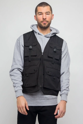 Anti Static Lining Utility Buckled Pocket Vest