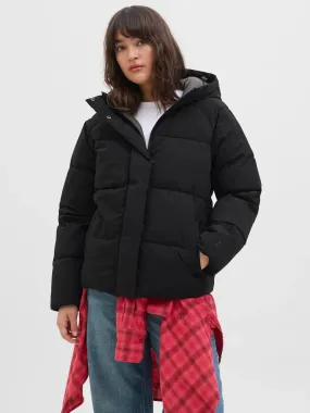 Convertible Collar Puffer Jacket