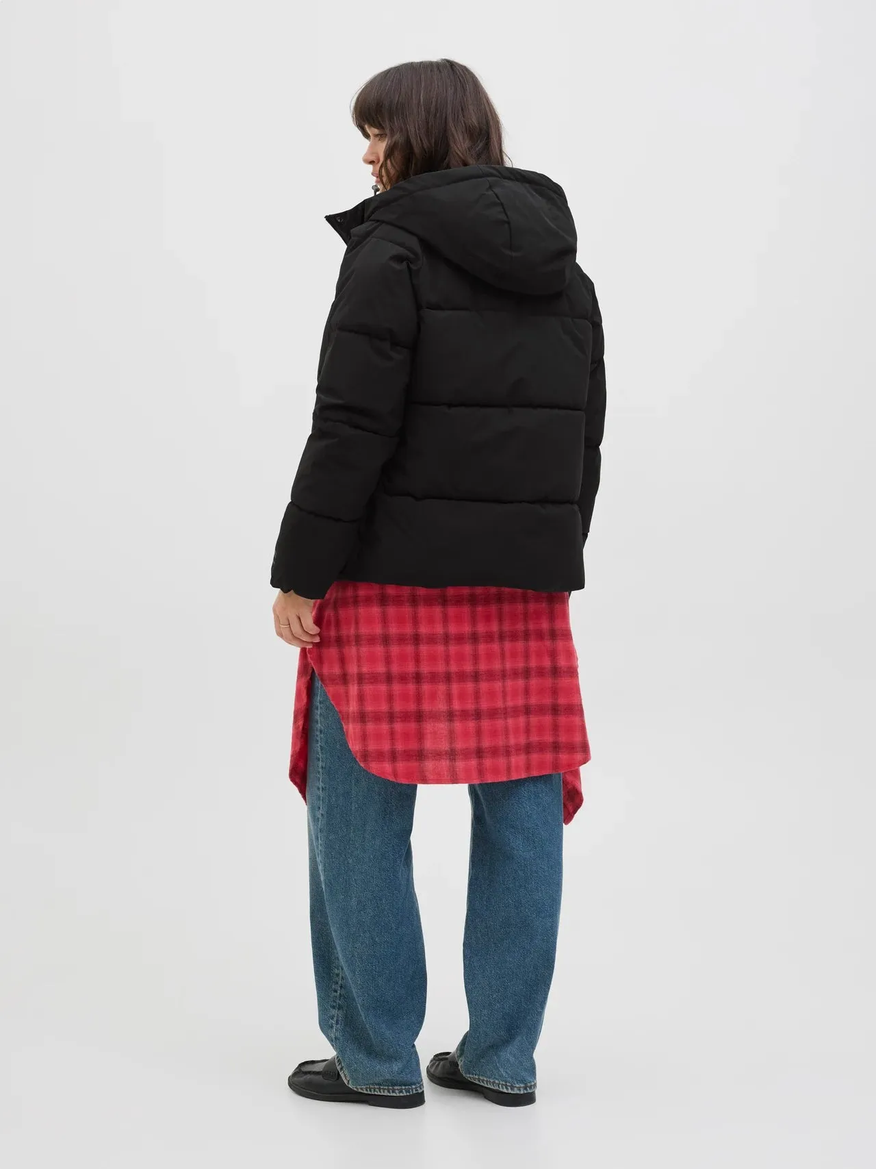 Adjustable Hemline AntiPilling Finish Puffer Jacket