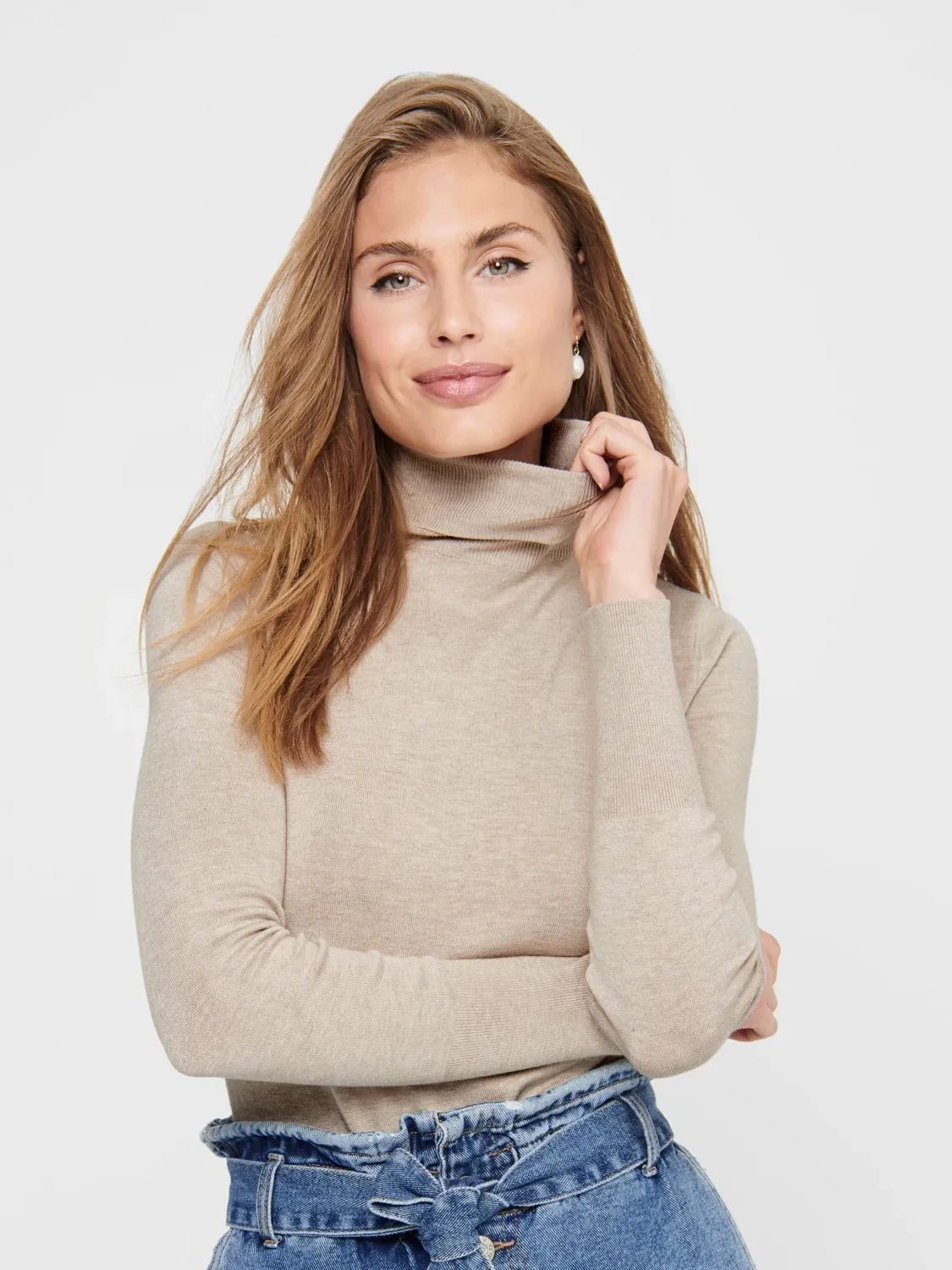 Venice Life Turtleneck Sweater Versatile Stretch Fashionable Wear