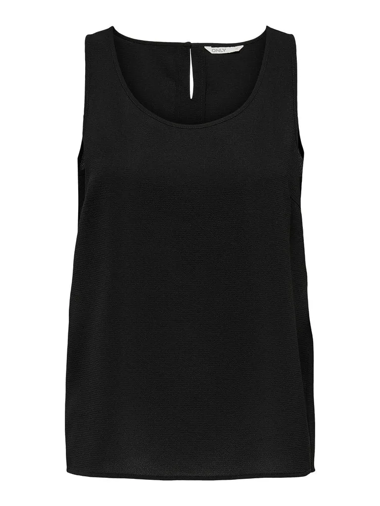Zero Waste Cut Pattern Nova Lux Sleeveless  Solid Top