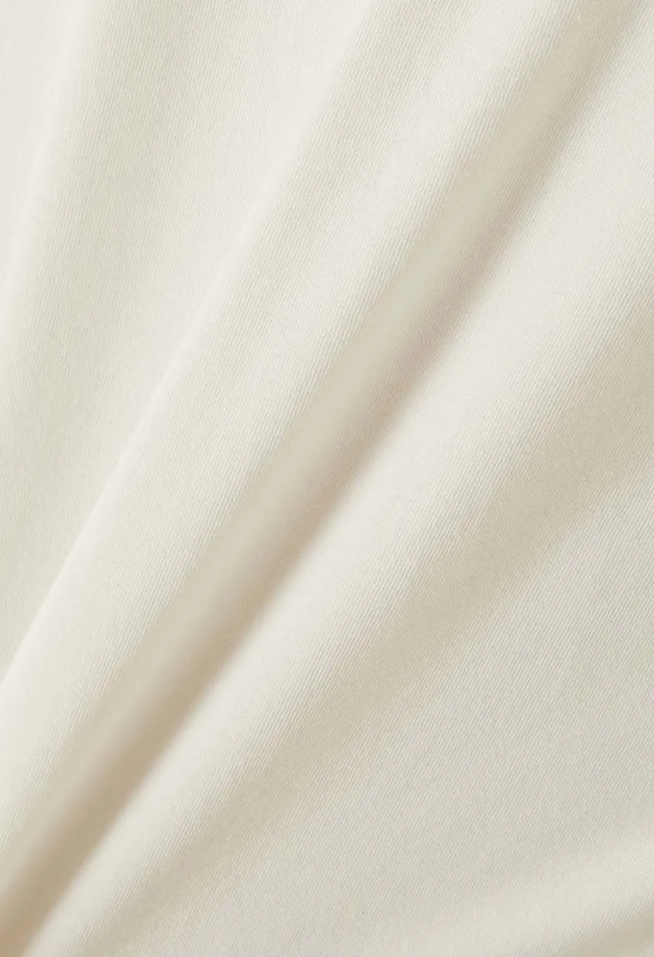 BLUE BLUE JAPAN KNITTED ORGANIC COTTON HIGH GUAGE SLUB SS TEE - WHITE Relaxed fit style