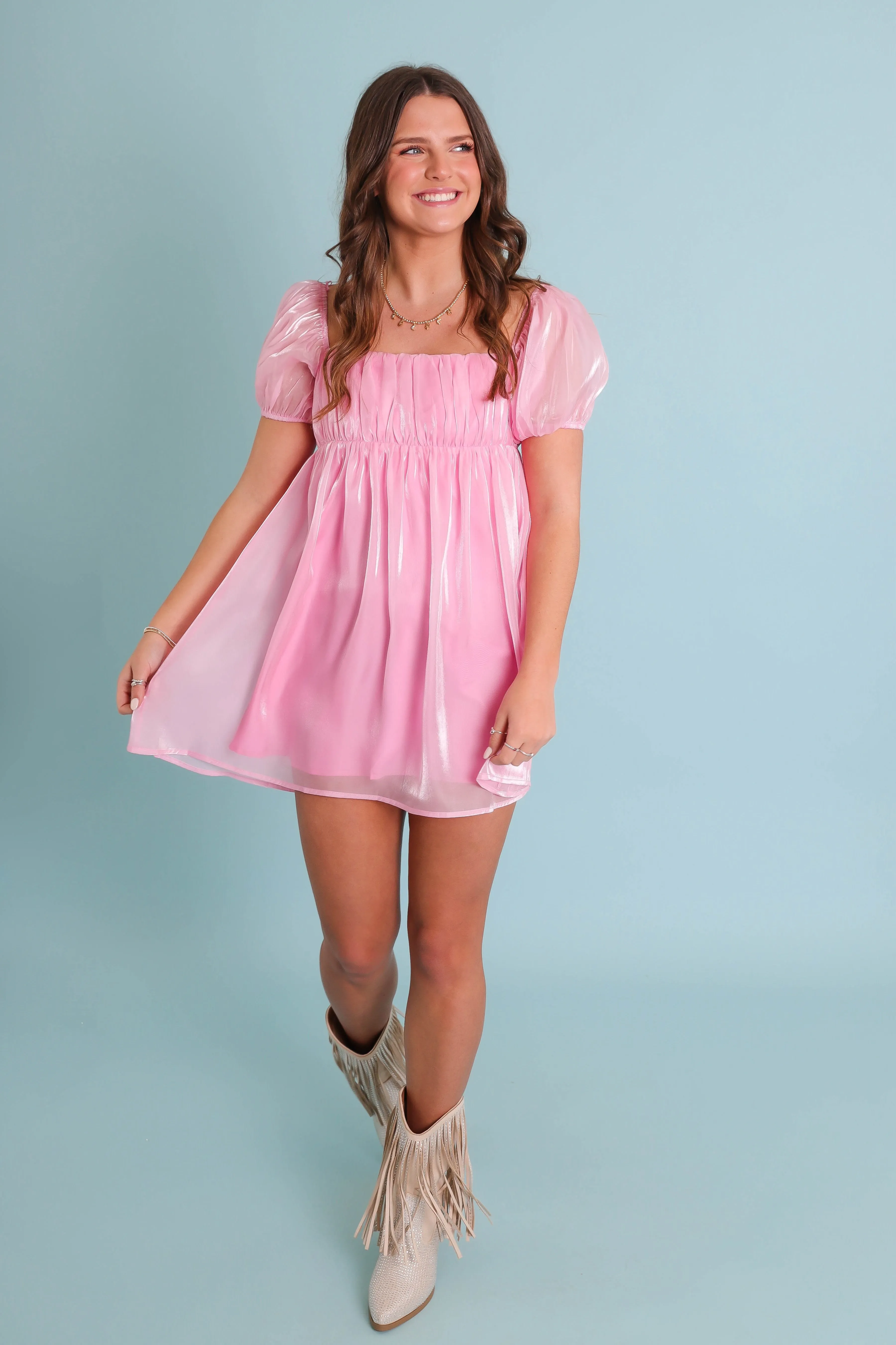 Cozy Touch Trendy Design RESTOCK: Nothing But Delightful Dress-Pink