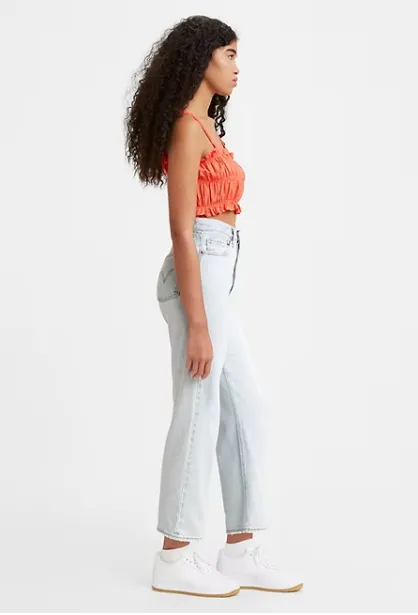 Simple Fashion Levi's Ribcage Straight Ankle- Ojai Shore