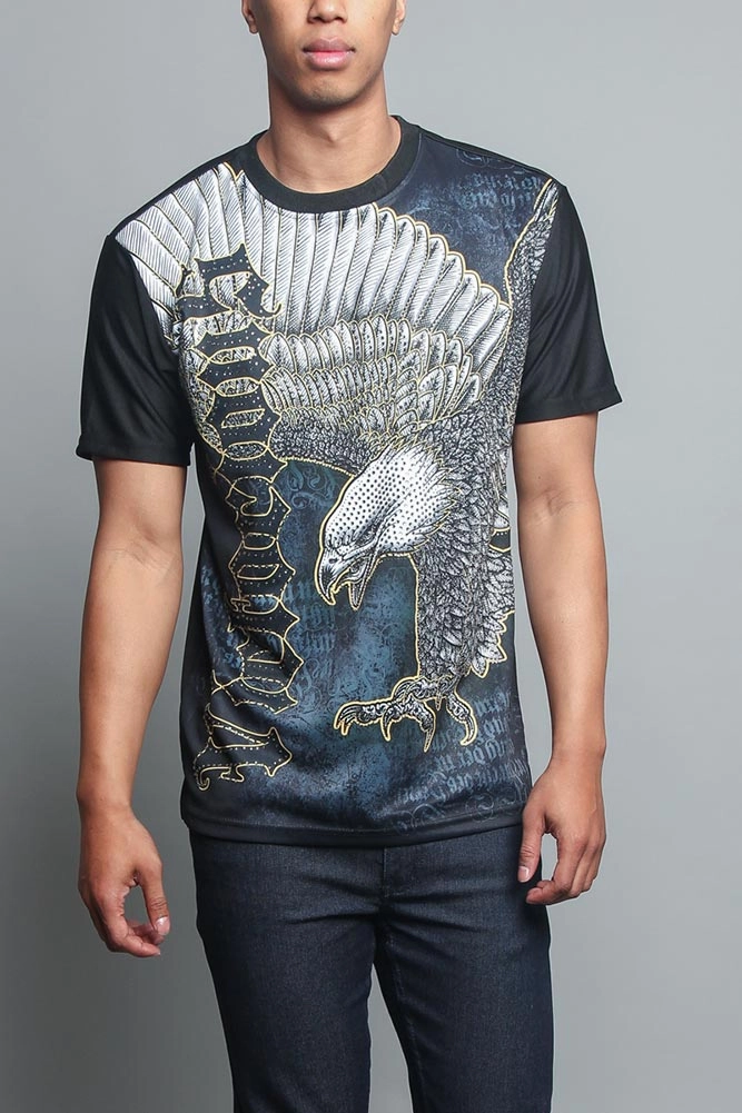 Victorious Eagle T- Shirt HiddenStoragePocket UV protection coating