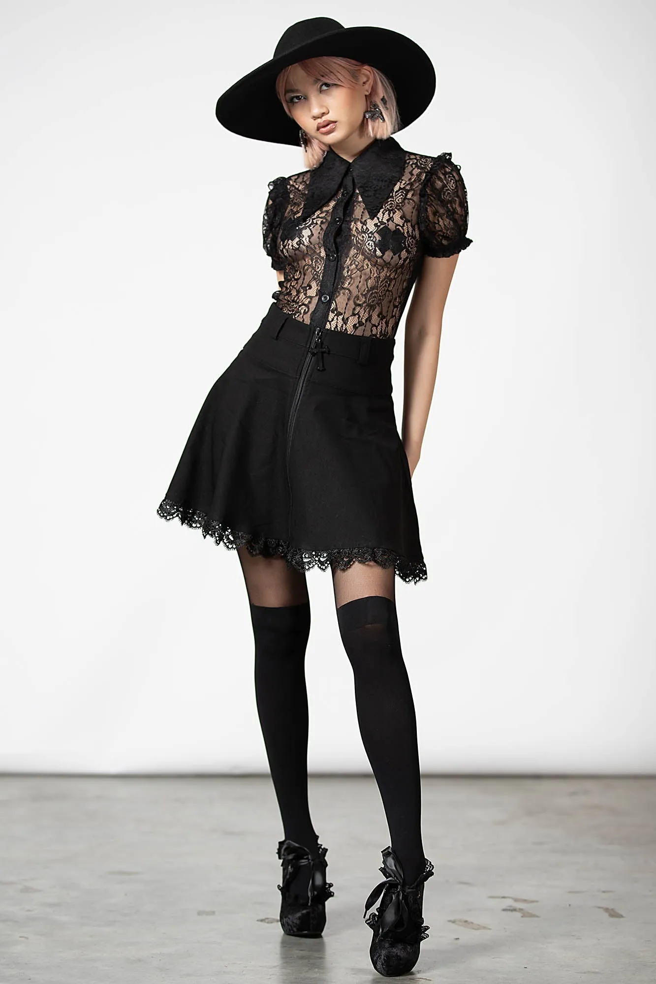 Anti Static Lining High Elasticity Material Viktoria Mini Skirt