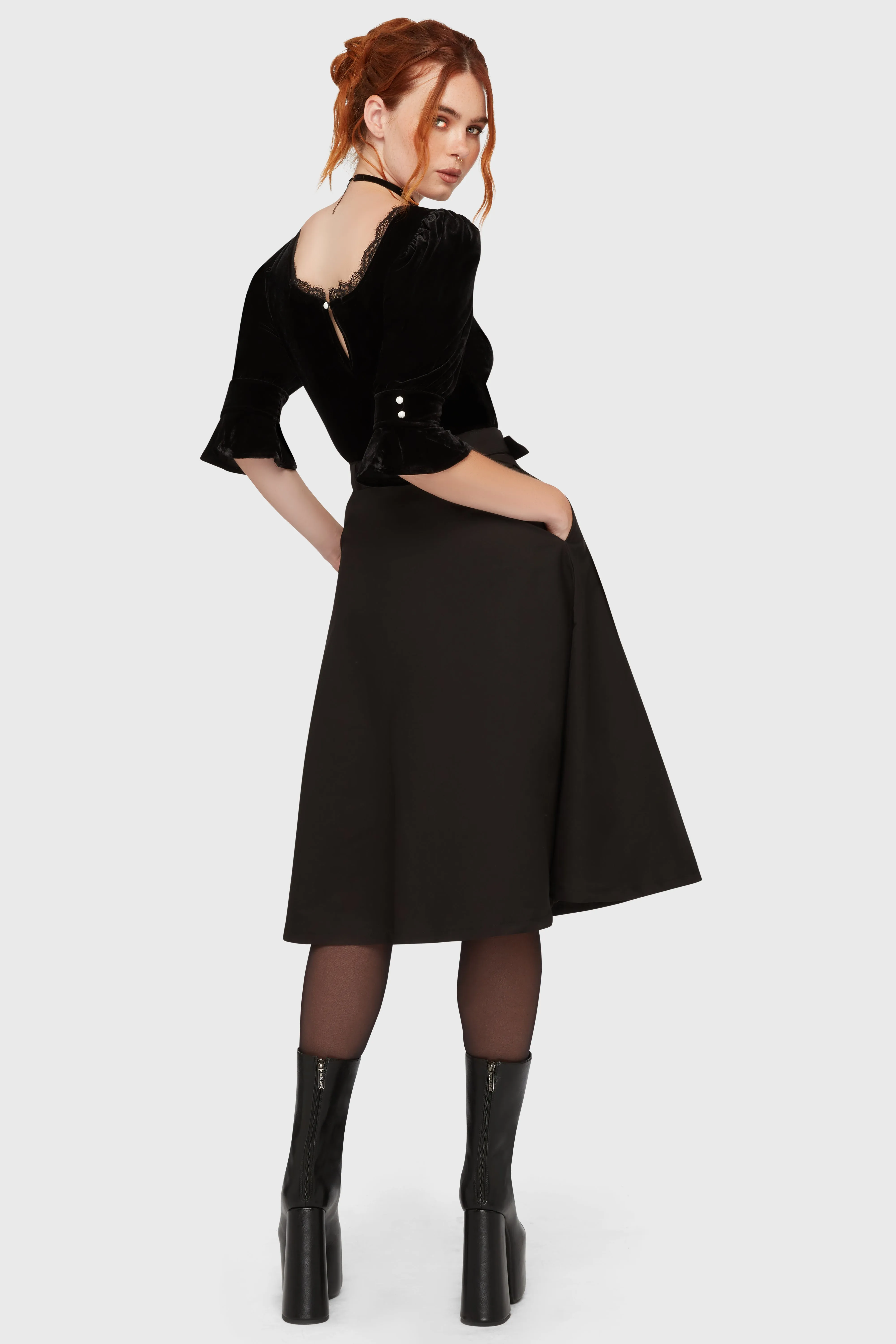 Voodoo Honey Skirt Button Fastenings Water Repellent