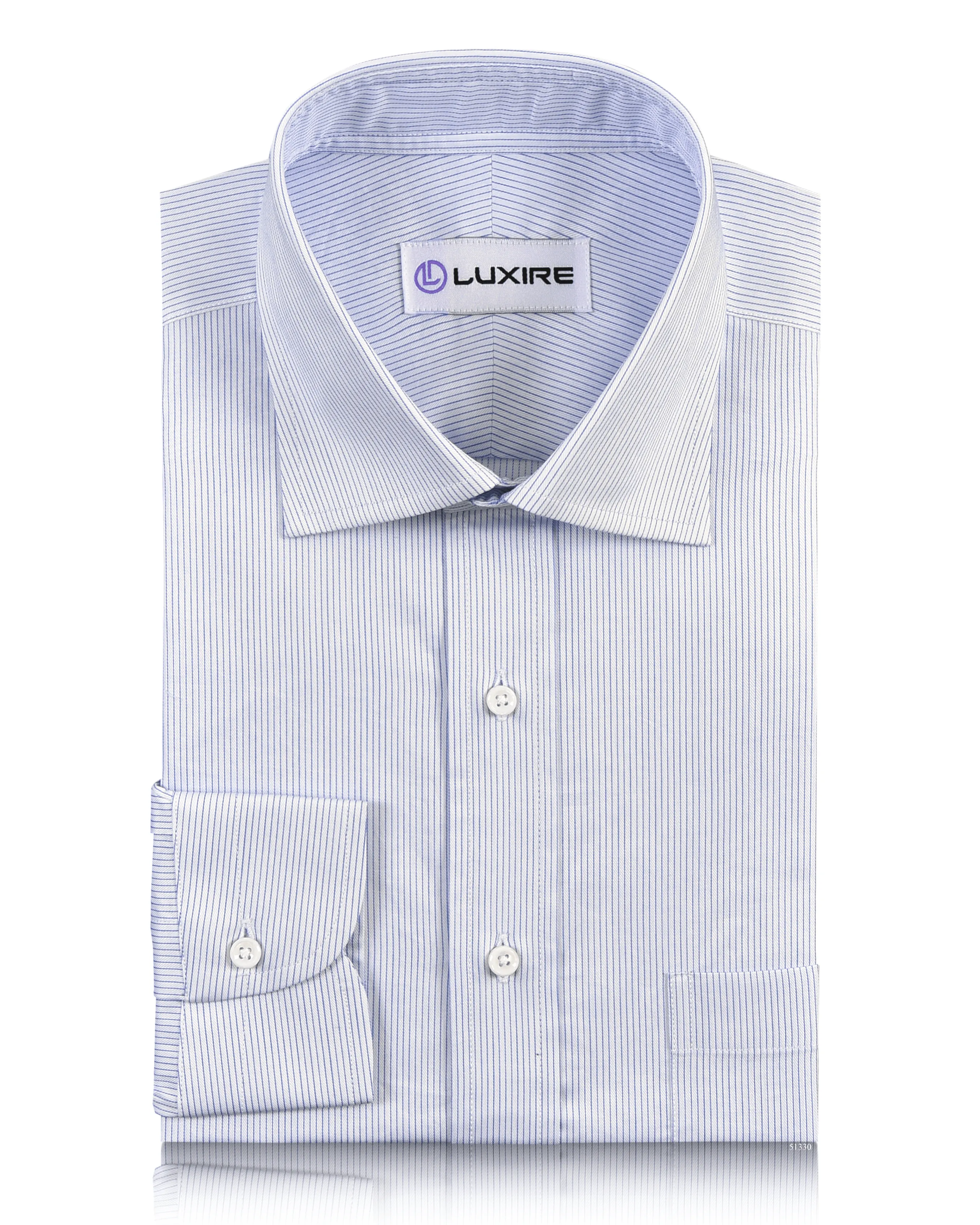 Classy Detail Monti White & Blue Shirt