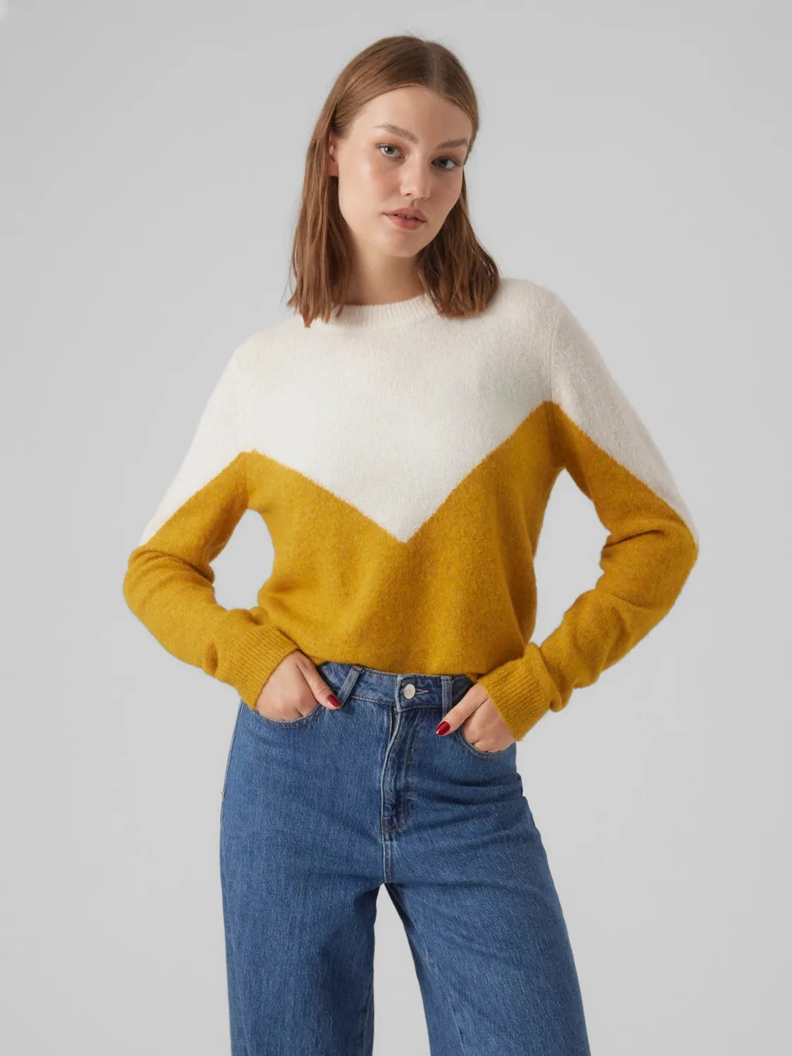 Plaza Block Pullover Knitted Layer