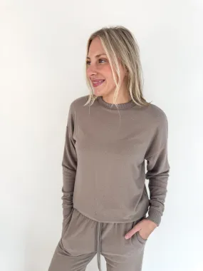 Chic Design Kea Brushed Crewneck Sweater