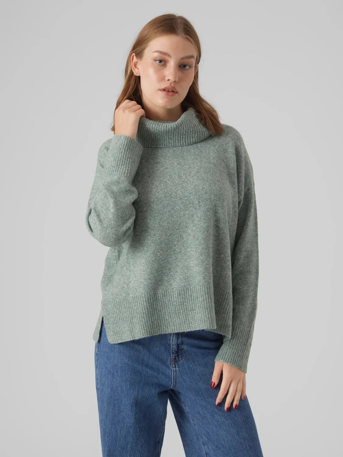 Doffy Cowlneck Sweater Quick Dry Fit Soft Touch
