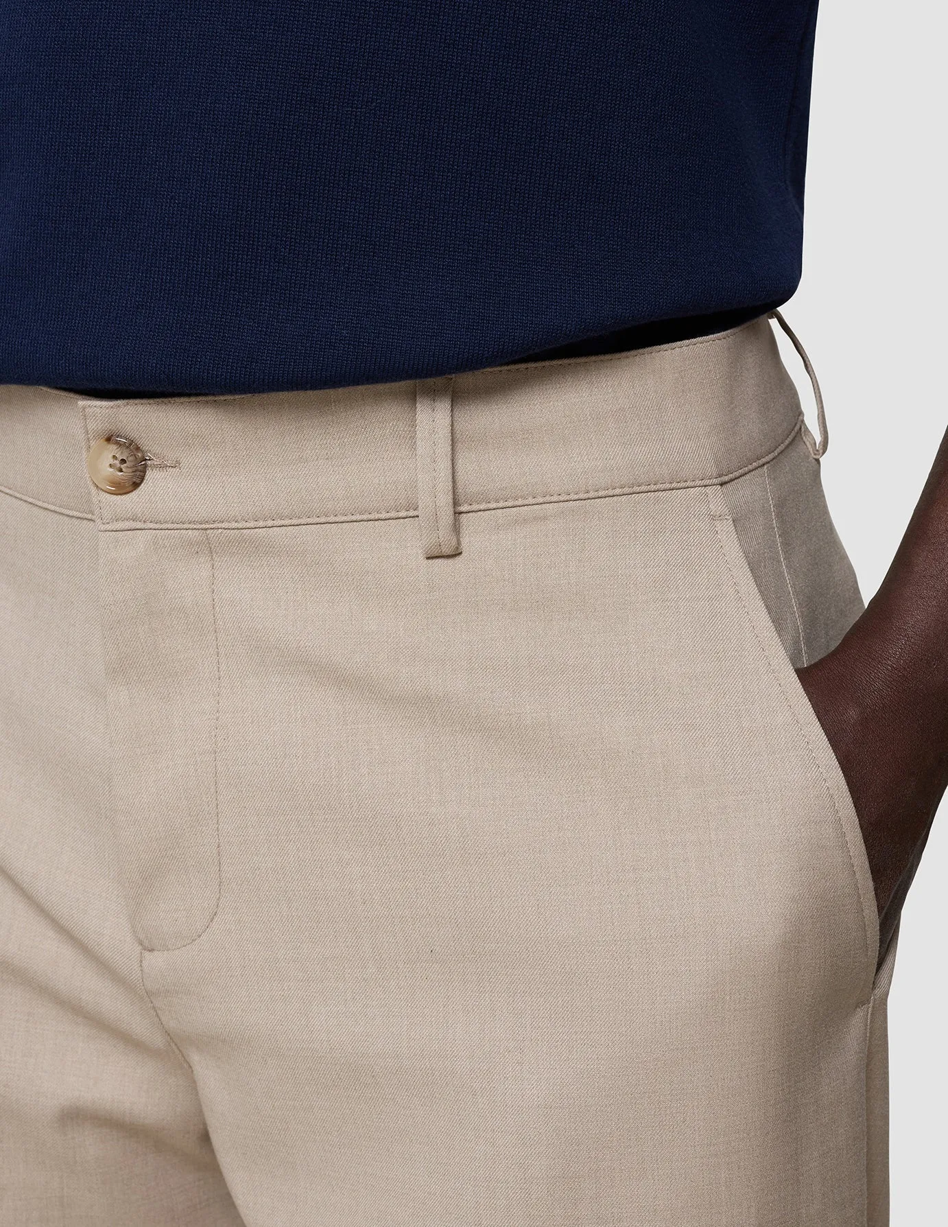 Slim Profile Siena Pants Relaxed Fit Beige