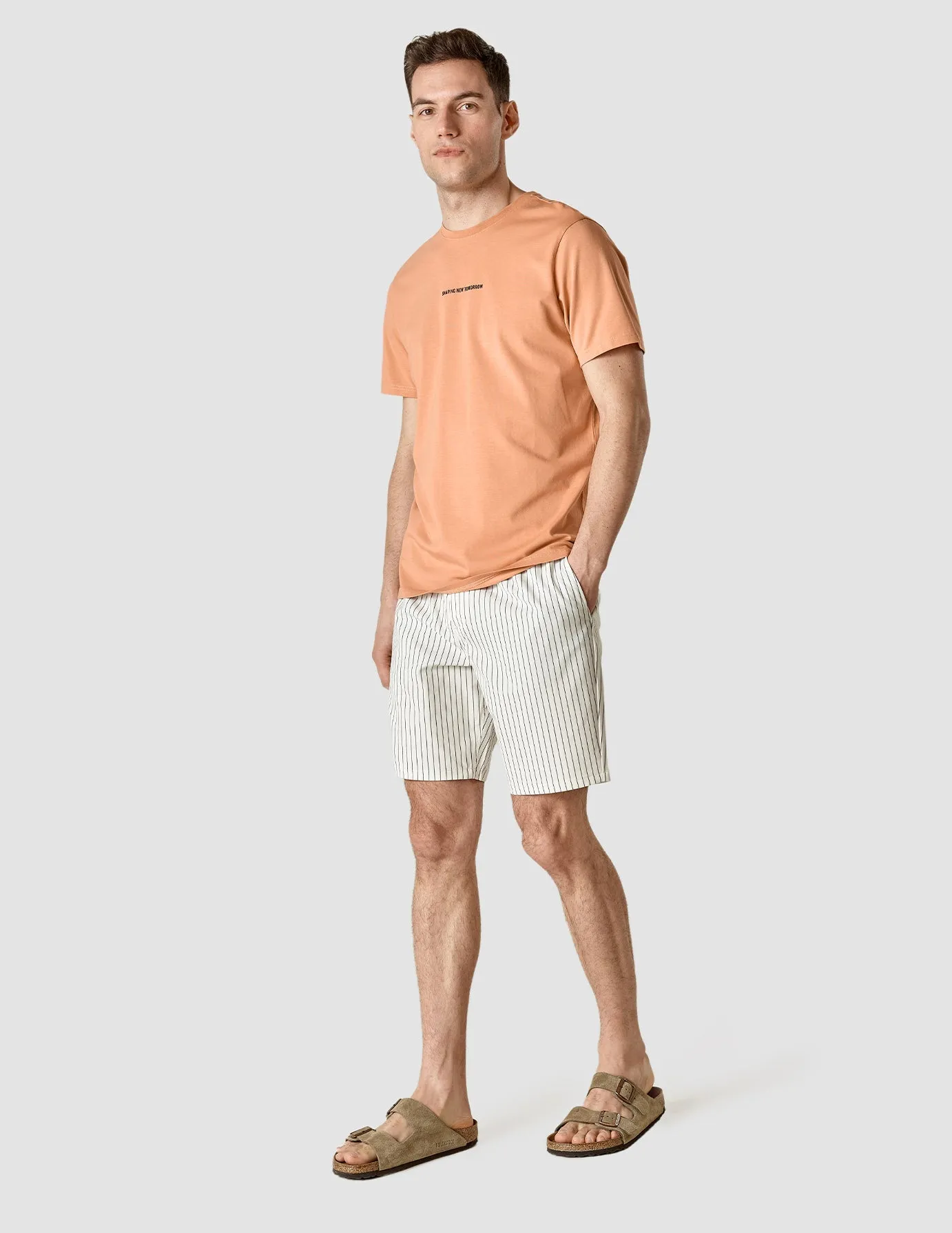 Supima Autograph T-shirt Rusty Caramel Active Wear Fit