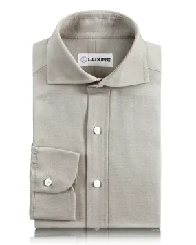 Warzone Tan Shirt Casual Hangout Round Collar