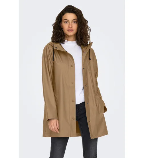 Ellen Raincoat - Otter fall season Heavy Duty Zippers
