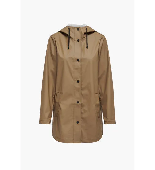 Modular Attachment System Dual Layer Insulation Ellen Raincoat - Otter