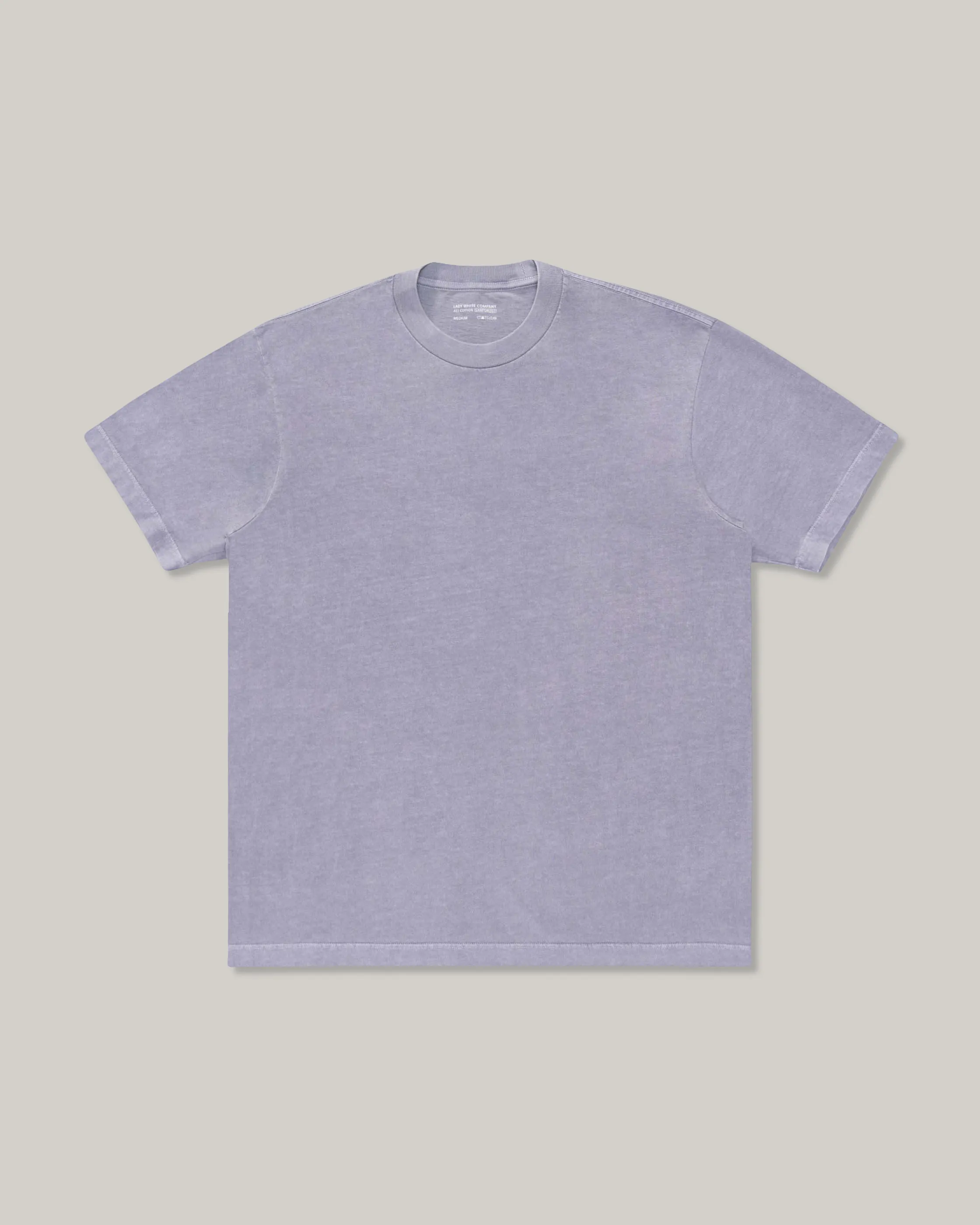 LADY WHITE CO. MUNICIPAL TEE - LILAC GREY short sleeved