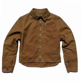 The Women's Driggs Waxed Canvas Field Tan Riding Jacket Low Profile Insulation
