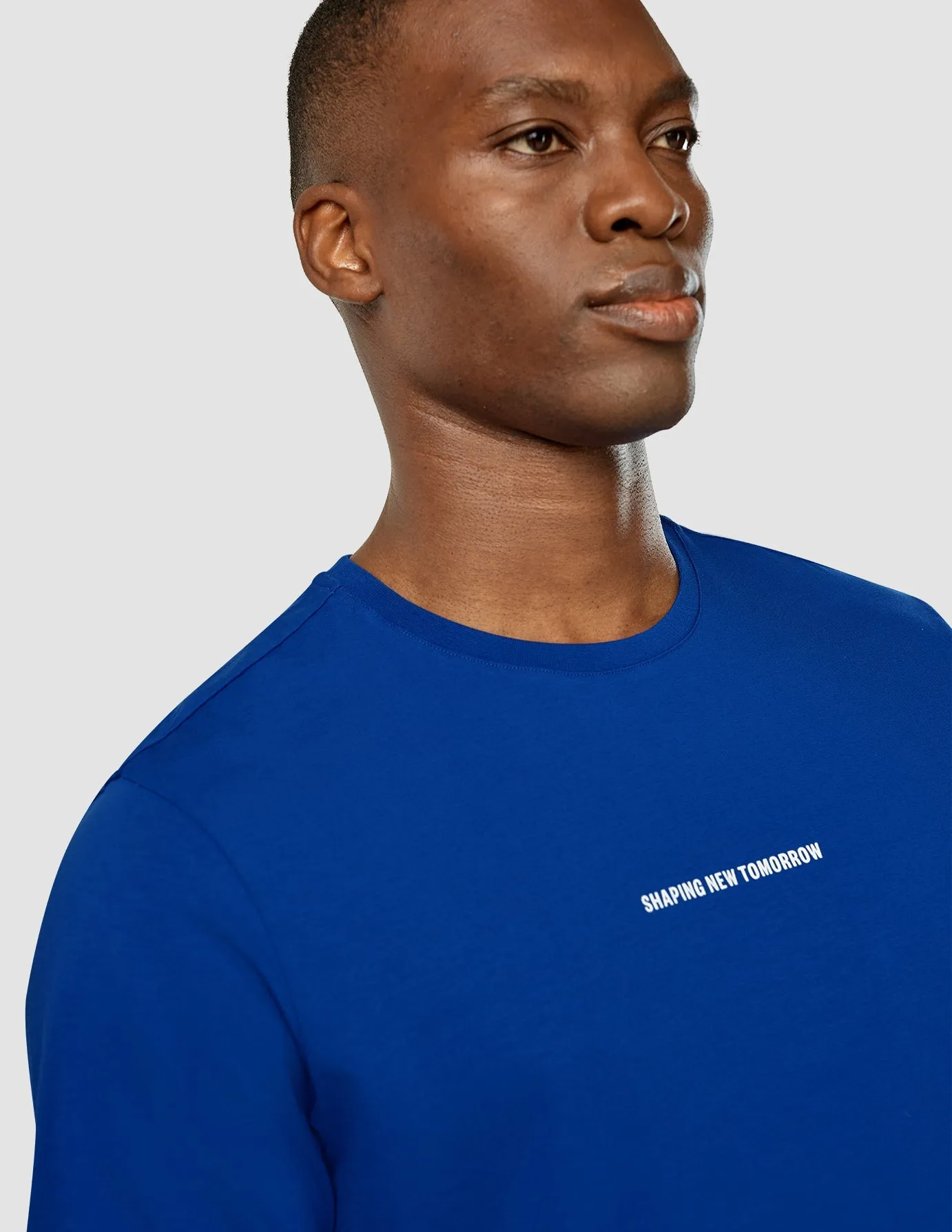Supima T-Shirt Autograph Magnetic Blue Quick-Drying Shirt