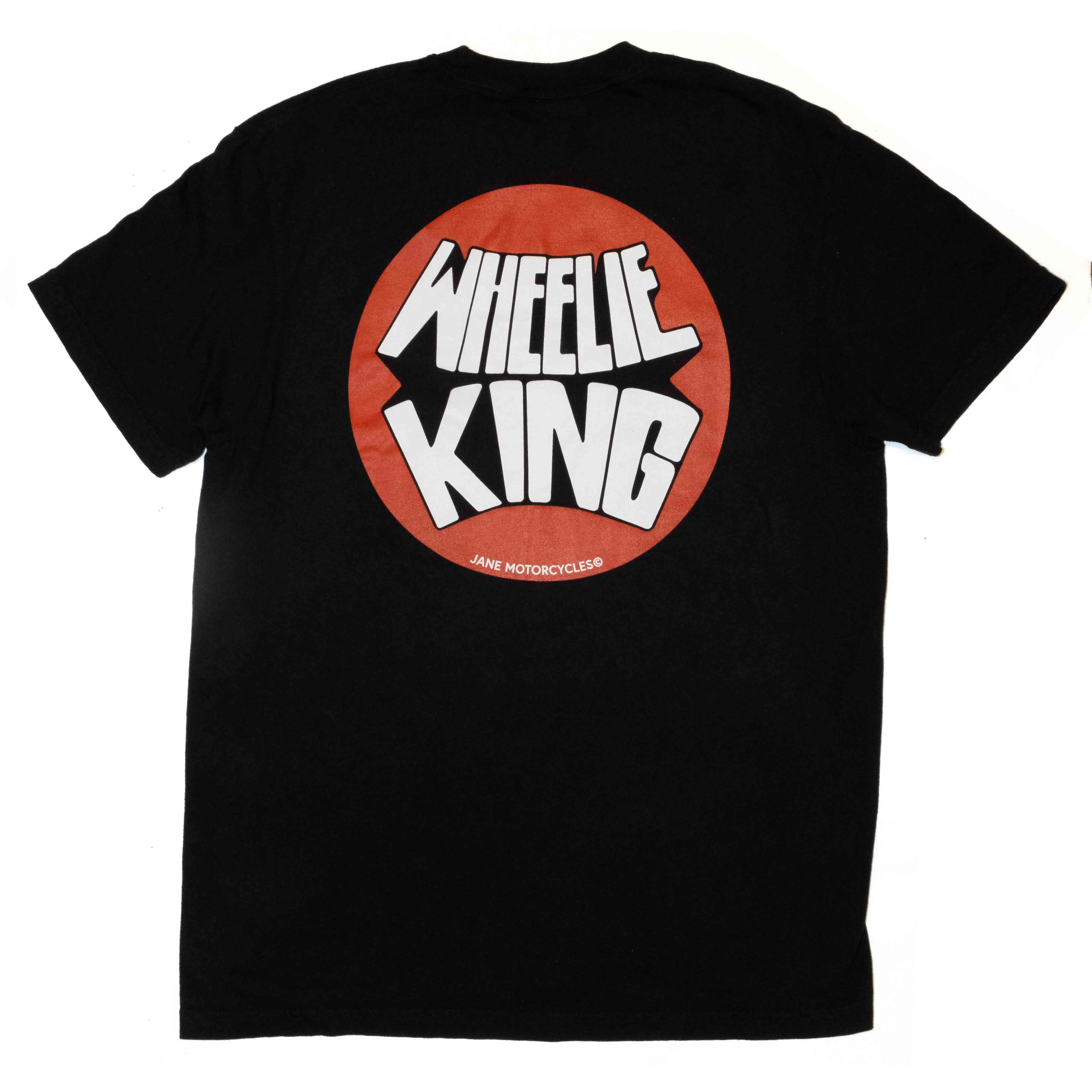 WHEELIE KING Short Sleeve - BLACK Hiking durability