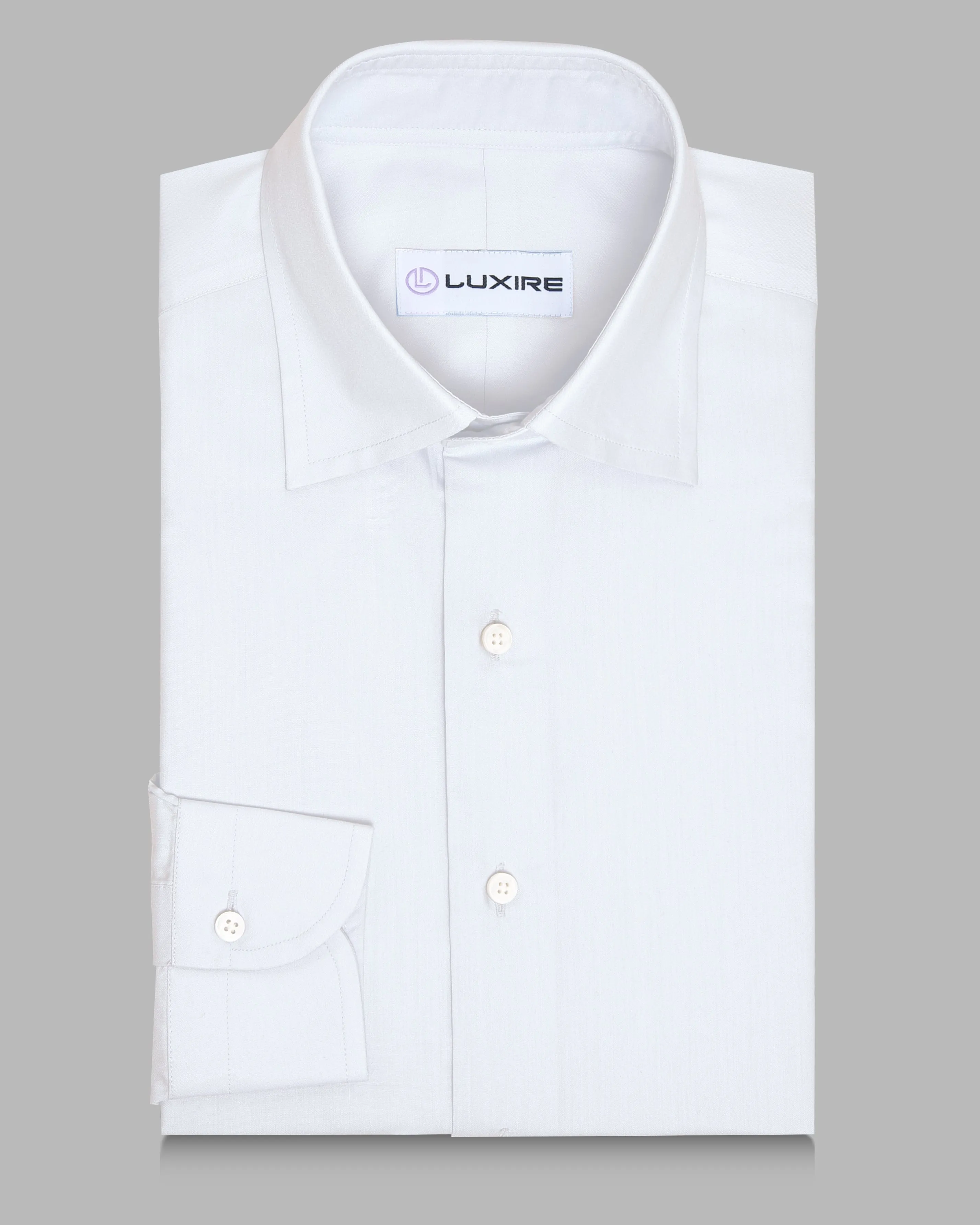 White Travel Shirt Quick Dry Construction