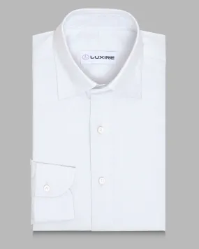 White Travel Shirt Quick Dry Construction