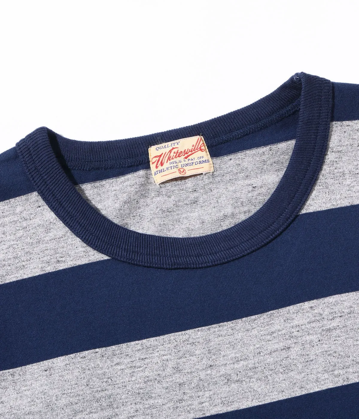 Stylish Fit WHITESVILLE BORDER T-SHIRT - NAVY