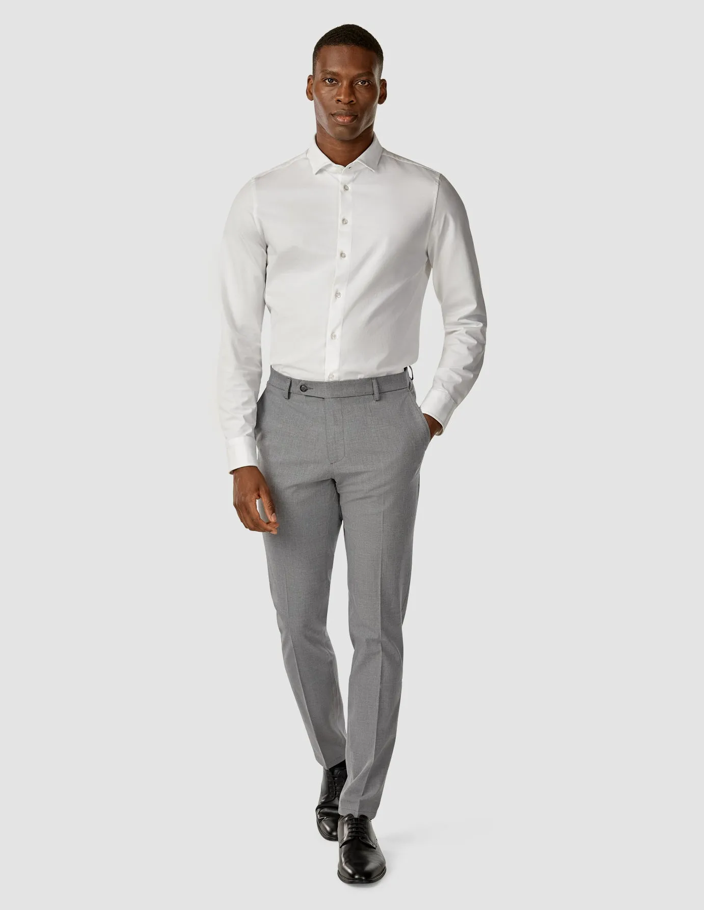 Comfy Motion Essential Suit Pants Slim Cloud Grey