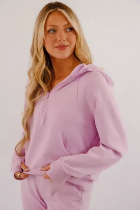 All The Energy Hoodie-Lilac Elastic Fit