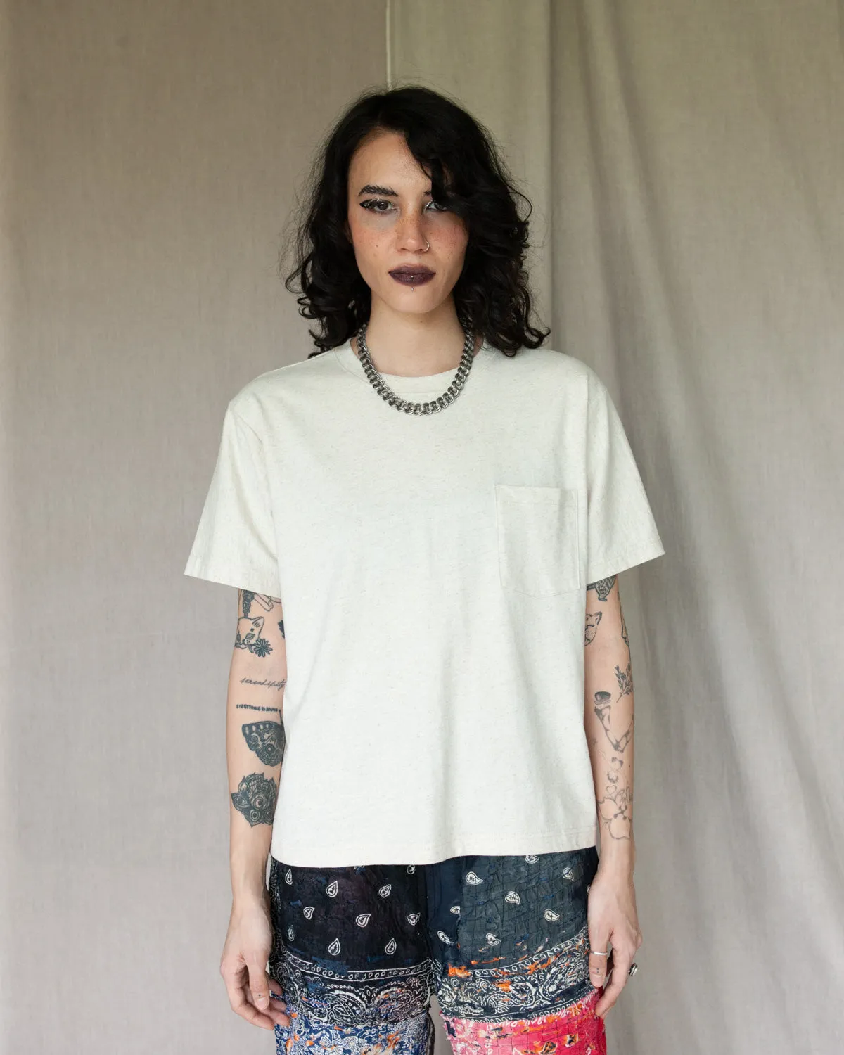 W'MENSWEAR BOWL TEE - OATMEAL Everyday Fashion