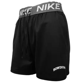 WideLegOpening Reflective Safety Detailing Women's Black Bowdoin Attack Shorts from Nike