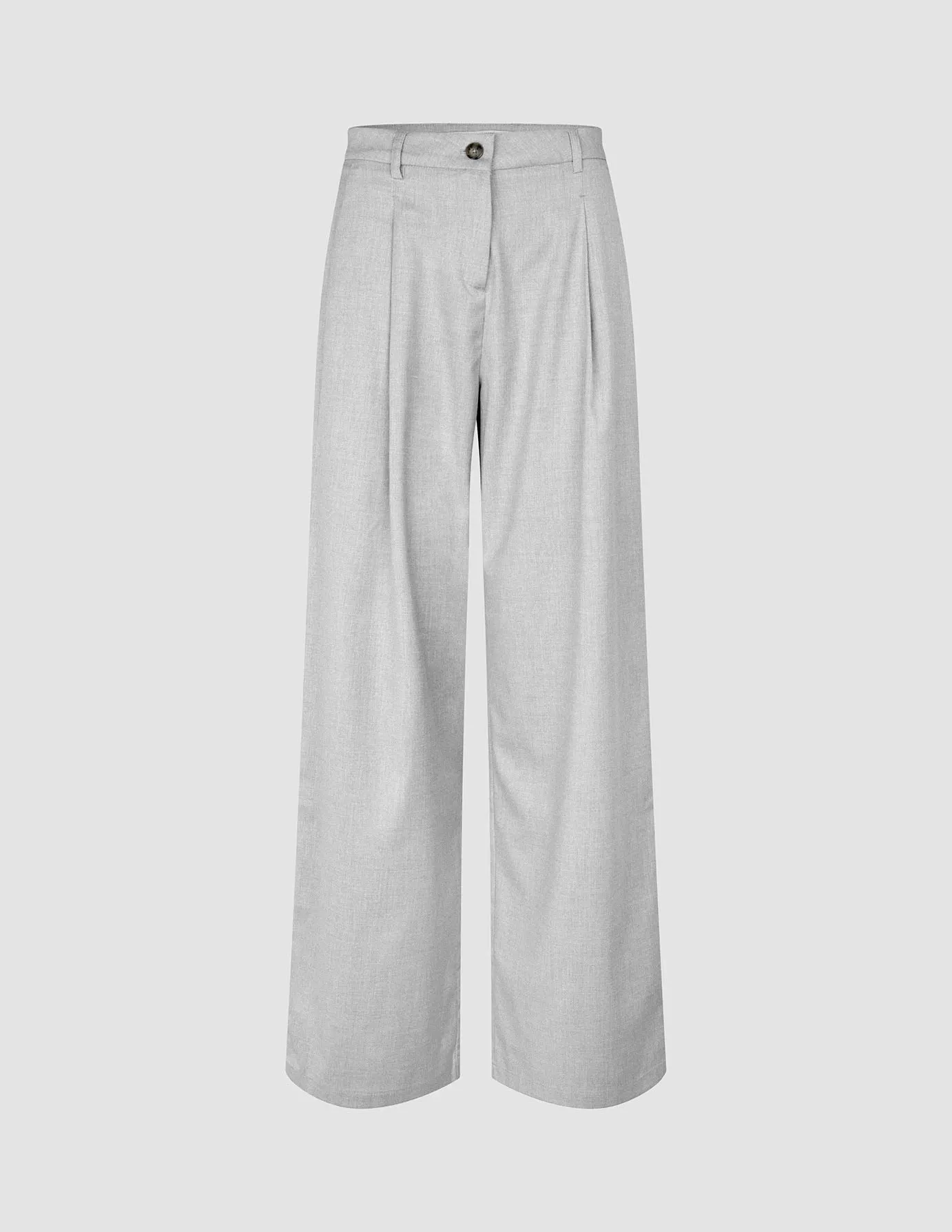 Women's Skye Pants Wide Grey Pine Melange Stretch Ready Slim Fit Design